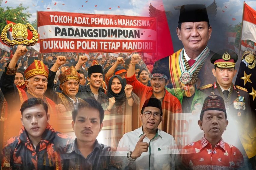 Gelombang Dukungan Masyarakat Mengalir: Tokoh Adat, Pemuda, dan Mahasiswa Padangsidimpuan Tegaskan Polri Tetap Mandiri di Bawah Presiden