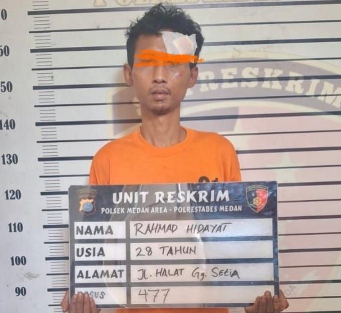 Polsek Medan Area Ringkus Pelaku Pembobolan Rumah Hasil Kejahatan untuk Beli Sabu