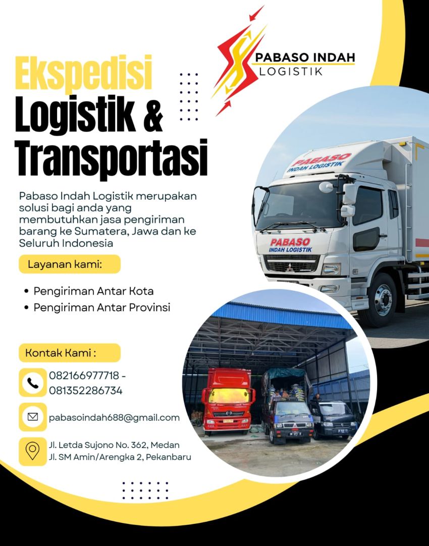 PABASO INDAH LOGISTIK Perluas Layanan Pengangkutan Barang Hingga Seluruh Nusantara