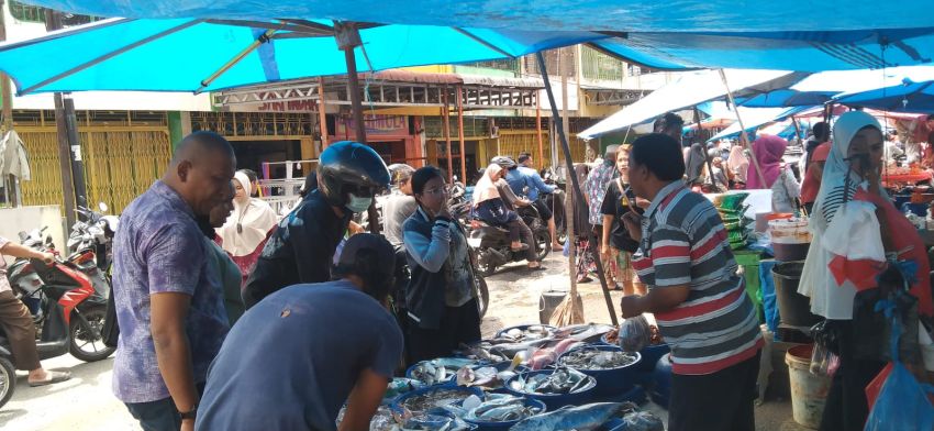 Polres Padangsidimpuan Sidak Harga Sembako di Pasar Sanggumpal Bonang, Ini Daftar Terbarunya