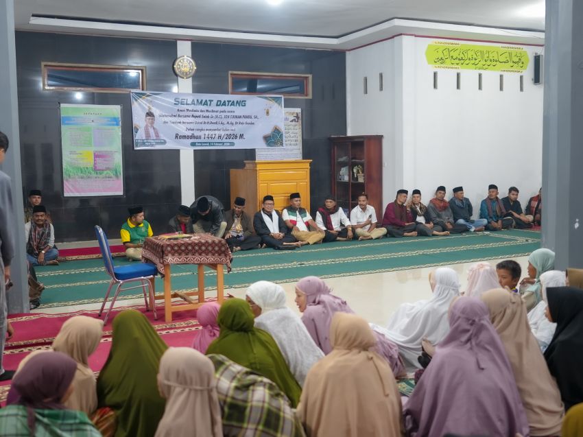 Halal Bihalal Masyarakat Nagari Koto Laweh Sambut Bulan Suci Ramadhan di Hadiri Bupati Solok.