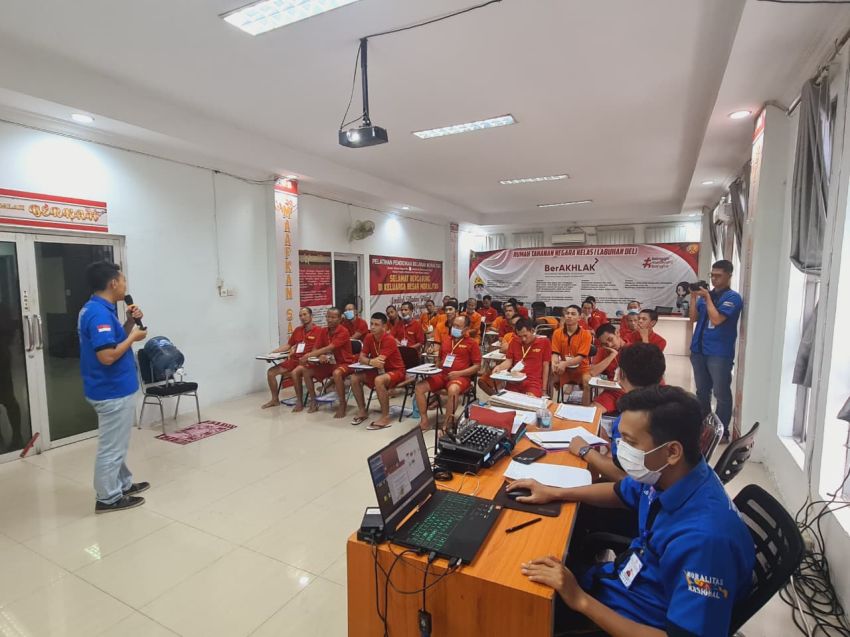 Rutan Kls I Labuhan Deli Gelar Pelatihan Moralitas bagi Warga Binaan, Ini Tujuannya
