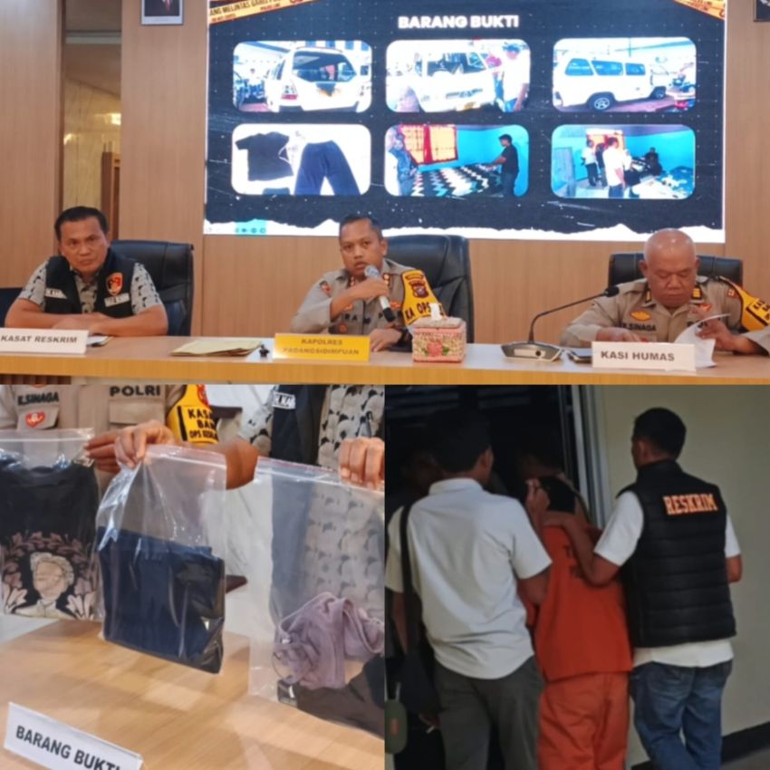 Polres Padangsidimpuan Tangkap Pelaku Pencabulan Anak di Hotel Lancar, Masyarakat Dihimbau Waspada