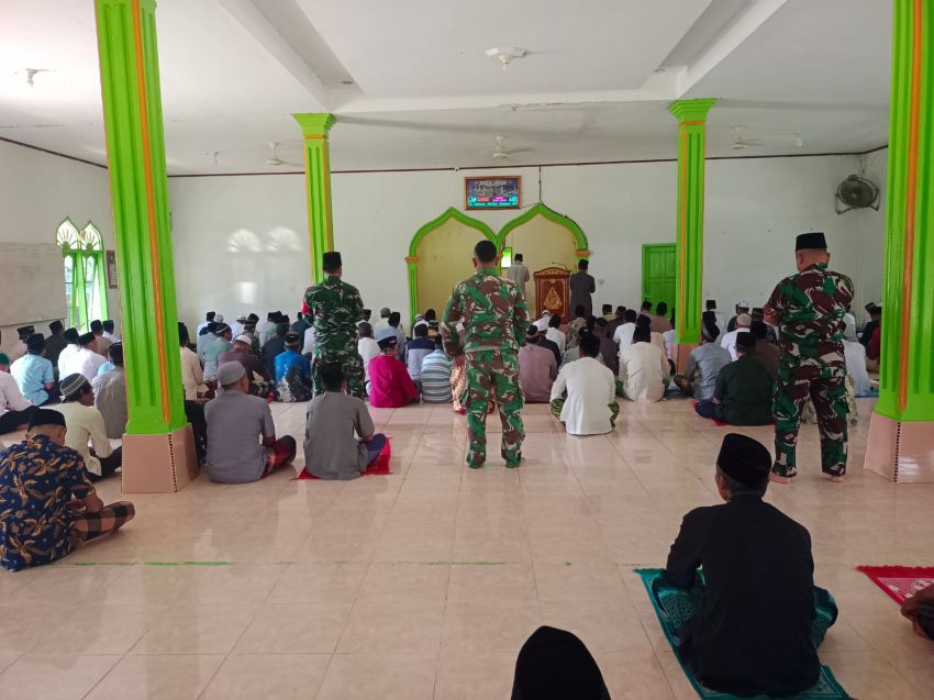 Satu Saf, Satu Doa, Satu Jiwa: Manifestasi Cinta Satgas TMMD ke-127 Kodim 0212/TS Kepada Sang Khalik dan Rakyat