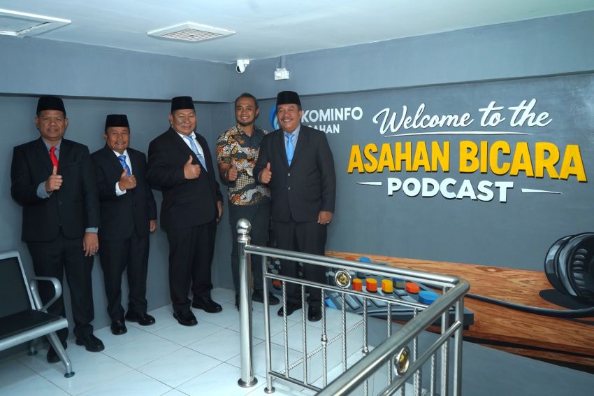 Bupati Asahan Resmikan Studio Podcast &ldquo;Asahan Bicara&rdquo;