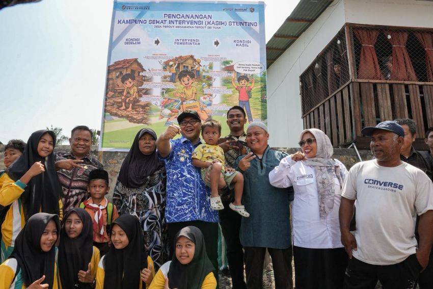 Pencanangan Program KASIH,    Target Angka Stunting di Deli Serdang Tahun Ini di Bawah 100 Kasus