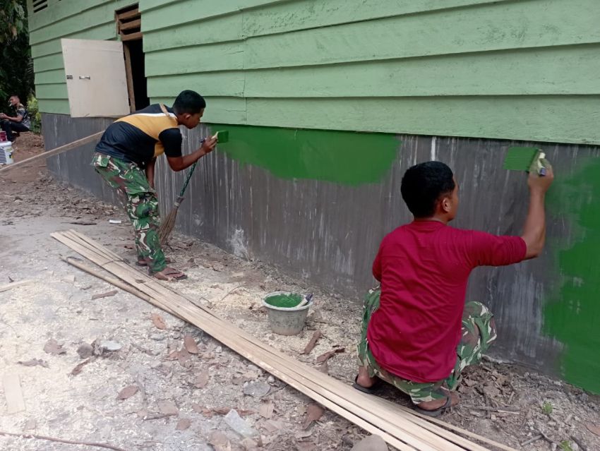 Gempuran Kasih Sayang, Satgas TMMD 127 Kodim 0212/TS Taklukan Ketidaklayakan Huni di Angkola Sangkunur