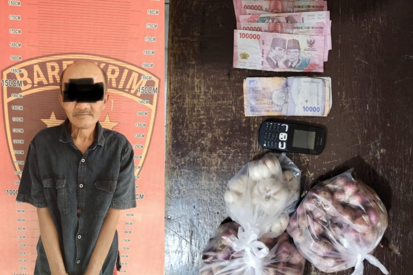 Polsek Perbaungan Tangkap Diduga Pelaku Peredaran Upal di Pasar Rakyat, Asal Uang Belum diketahui!!