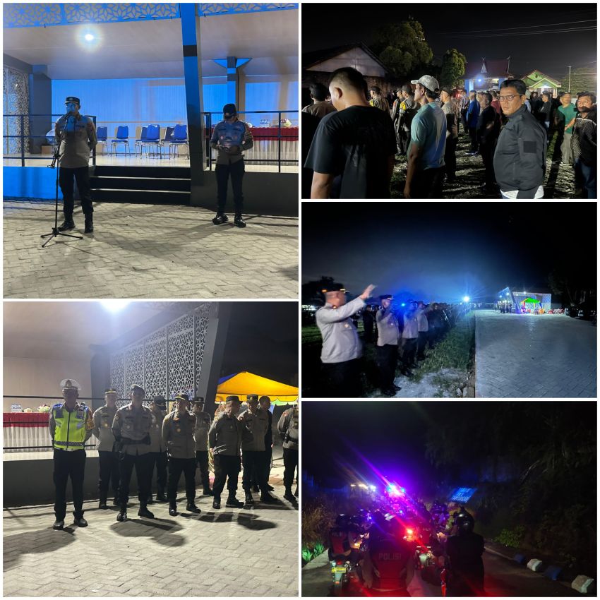 KRYD Gabungan Polrestabes Medan Dari Wilayah Pancur Batu Hingga Kutalimbaru