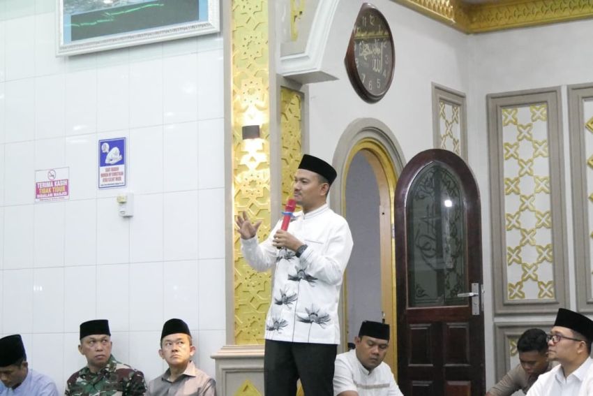 Safari Ramadan di Masjid Nurul Ikhwan, Wali Kota Tanjungbalai Tegaskan Komitmen Penataan Kota