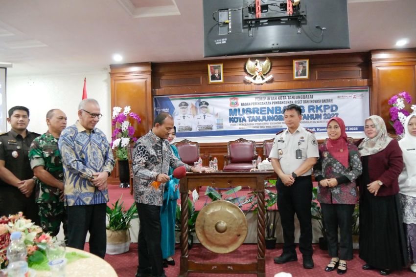 Wali Kota Tanjungbalai di Musrenbang Targetkan Pertumbuhan Ekonomi hingga 6,3 Persen