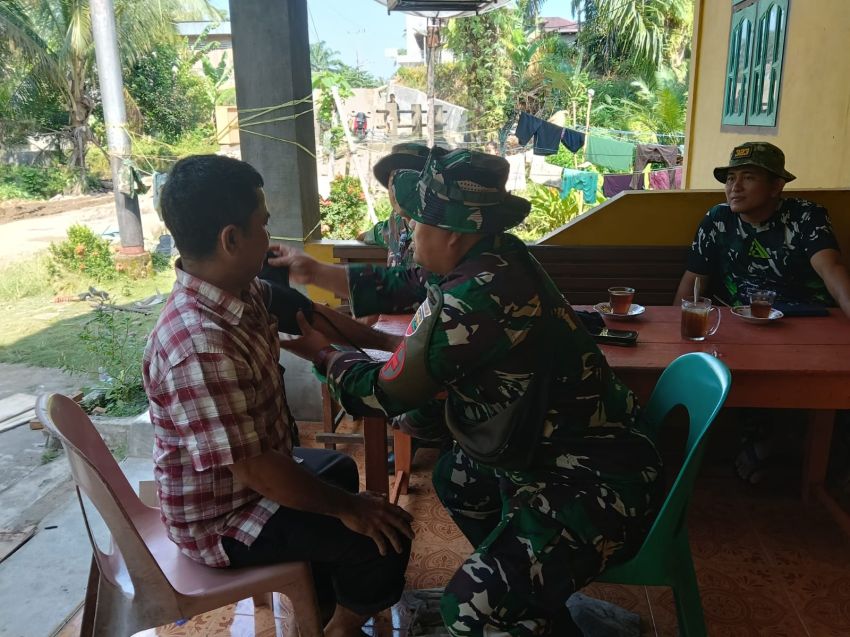 TNI Hadir untuk Rakyat, Satgas TMMD ke-127 Berikan Layanan Kesehatan Gratis di Tapsel