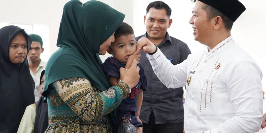 Bupati Padang Lawas Putra Mahkota Alam Hasibuan Turun ke Desa, Jumat Berkah di Sosa Julu Serap Aspirasi Warga