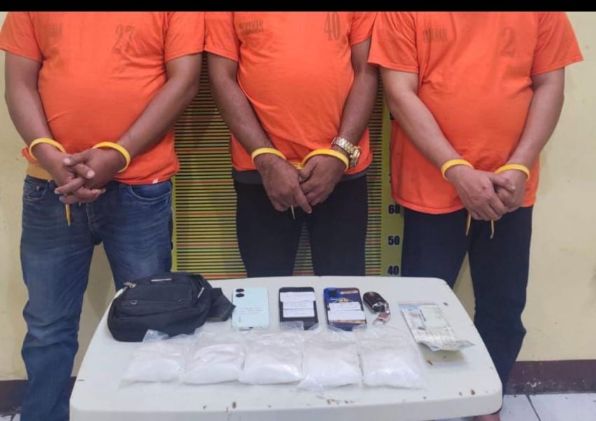 Timsus Ditresnarkoba Polda Sumut Gagalkan Peredaran 500 Gram Sabu di Tebing Tinggi, Tiga Pelaku Diamankan