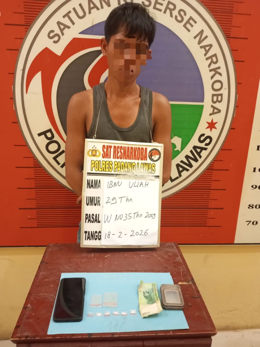 Jelang Ramadhan 2026, Satresnarkoba Polres Palas Tangkap Diduga Pengedar Sabu di Perkebunan Sawit