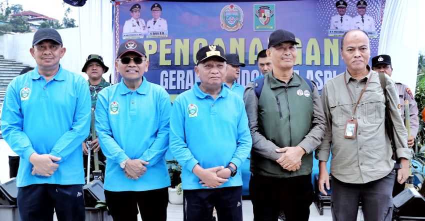 Bupati Simalungun Bersama Forkopimda Sambut Kunjungan Wagubsu di Parapat: Pencanangan Gerakan Indonesia ASRI