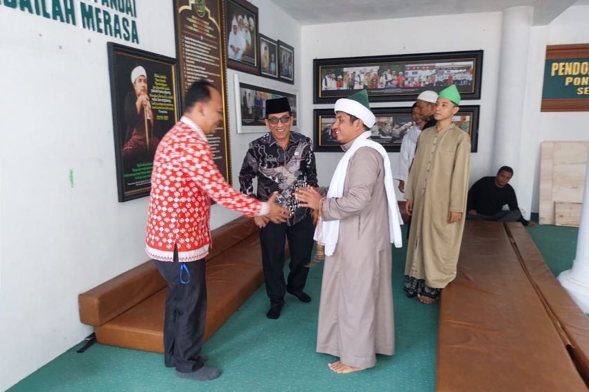 Wali Kota Bantu Pembangunan Rumah Tahfiz Quran Haji Sugiat Santoso, di Pondok Persulukan Tuan Guru Batak Serambi Babussalam Simalungun