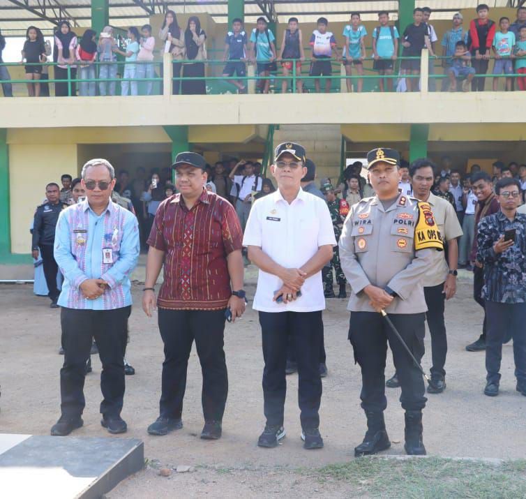 Sinergi TNI-Polri, AKBP Wira Prayatna Kawal Kunjungan Mendagri Tito Karnavian Hingga Selesai