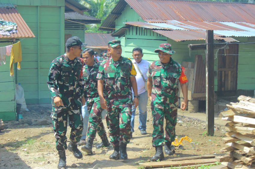 Wasev Mabesad Tinjau TMMD ke-127 Kodim 0212 Tapanuli Selatan, Pastikan Pembangunan Tepat Sasaran dan Menyentuh Rakyat