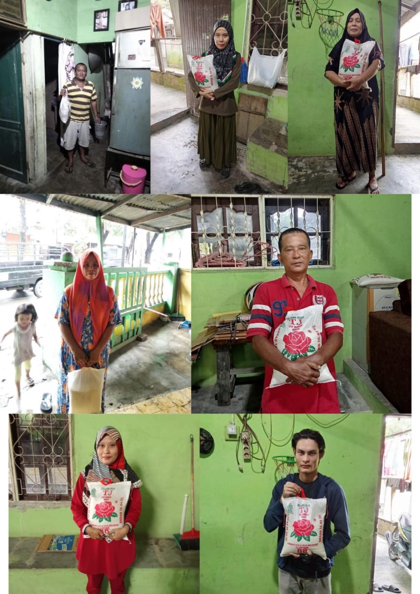 RAMADHAN KESEMBILAN, BAKOPAM SUMUT SALURKAN SEMBAKO UNTUK KORBAN BANJIR DI MEDAN MAIMUN