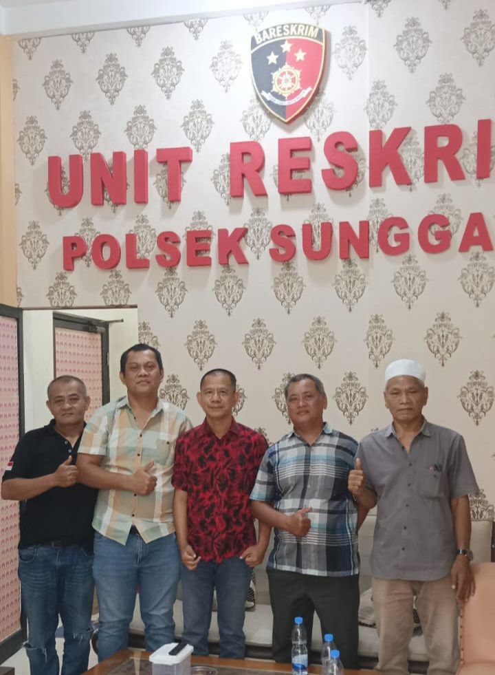 Perkuat Sinergitas, Ketua Pewarta Polrestabes Medan Silaturahmi ke Kanit Reskrim Polsek Sunggal