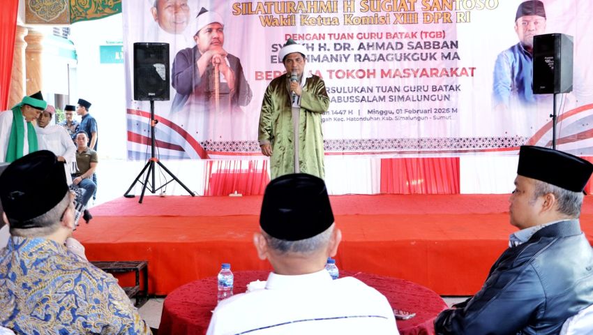 Hadiri Groundbreaking Rumah Tahfiz Qur'an H Sugiat Santoso, Bupati Simalungun: "Pahalanya mengalir dari dunia sampai ke akhirat"