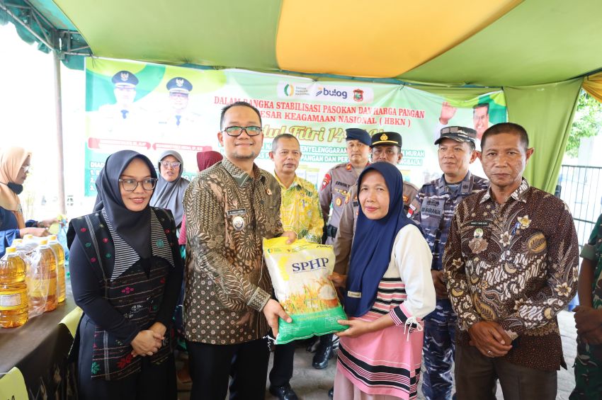 Wawako Tanjungbalai Tinjau Gerakan Pangan Murah di Sei Tualang Raso, Jaga Stabilitas Harga Jelang Ramadhan