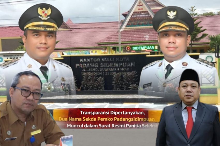 Polemik Sekda Padangsidimpuan, Muncul Dugaan Suap di Tengah Dualisme Nama