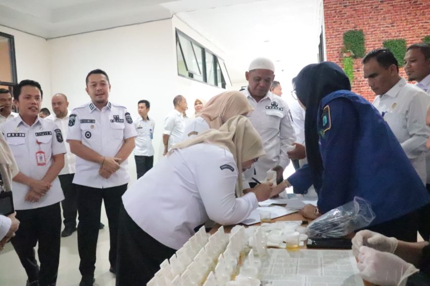 Pemkab Padang Lawas Utara Tes Urine Pejabat, Bupati Tegaskan Perang Total Lawan Narkoba