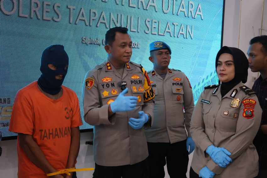 Suami di Padang Lawas Utara Nekat Bakar Istri hingga Luka Berat, AKBP Yon Edi Winara : Tersangka dikenakan Ancaman 10 Tahun Penjara