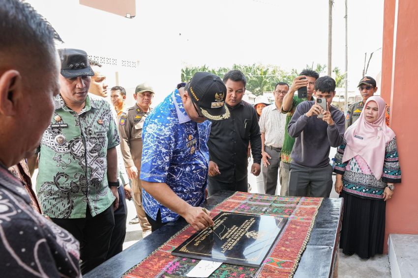 Bupati Resmikan TPI Bagan Percut