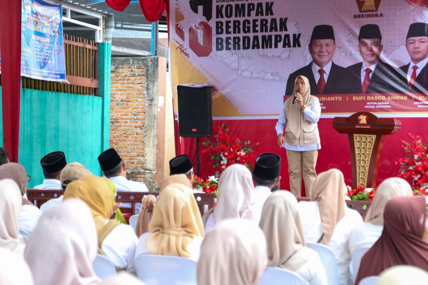 Wakil Walikota Hadiri HUT ke-18 Partai Gerindra Pematang Siantar