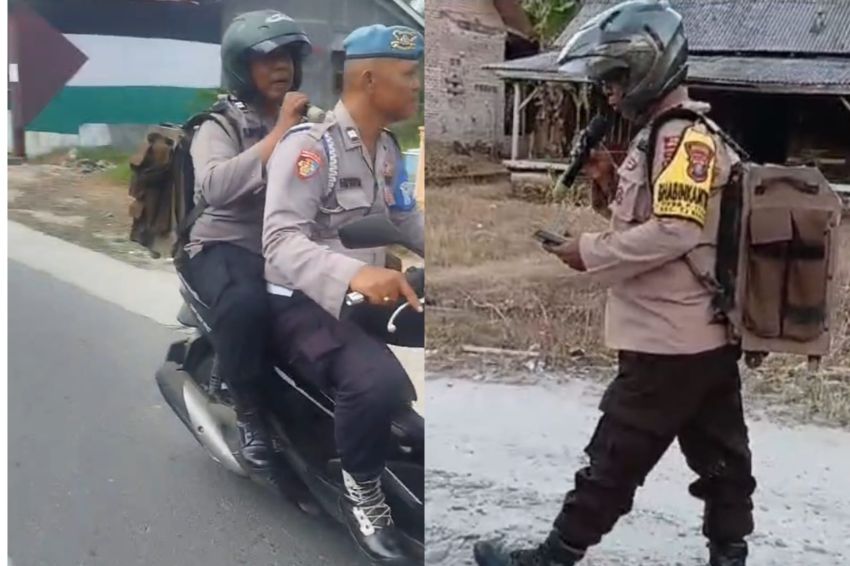 Bhabinkamtibmas Polsek Tanjung Beringin Gencarkan Himbauan Pencegahan Kebakaran di Delapan Desa
