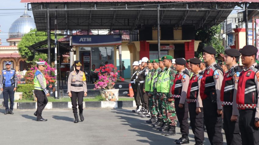 Polresta Deli Serdang Laksanakan Apel Gelar Pasukan Operasi Keselamatan Toba 2026