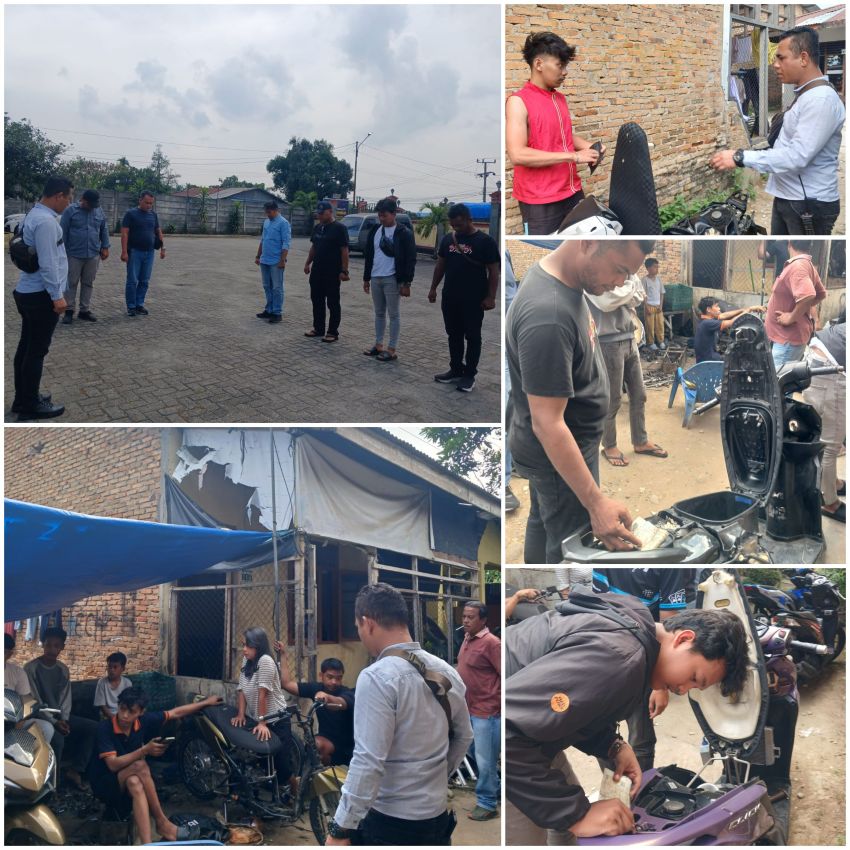 Tindak Lanjut Call Cantre 110, Polsek Patumbak GSN di Desa Marendal I dan II