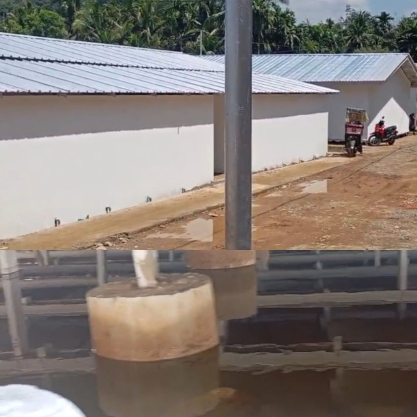 Ramadan di Bawah Bayang-Bayang Genangan Air, Warga Huntara Angkola Selatan Terancam Malaria