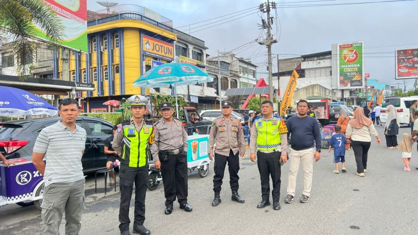 Dipimpin AKP Irwan Batubara, Polres Padangsidimpuan Pastikan Jalan Sehat Kopi ABC Aman dan Kondusif