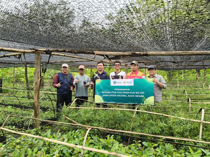 Dukung Pelestarian Hutan, PLN Realisasikan Program Rehabilitasi DAS Di Kabupaten Aceh Besar