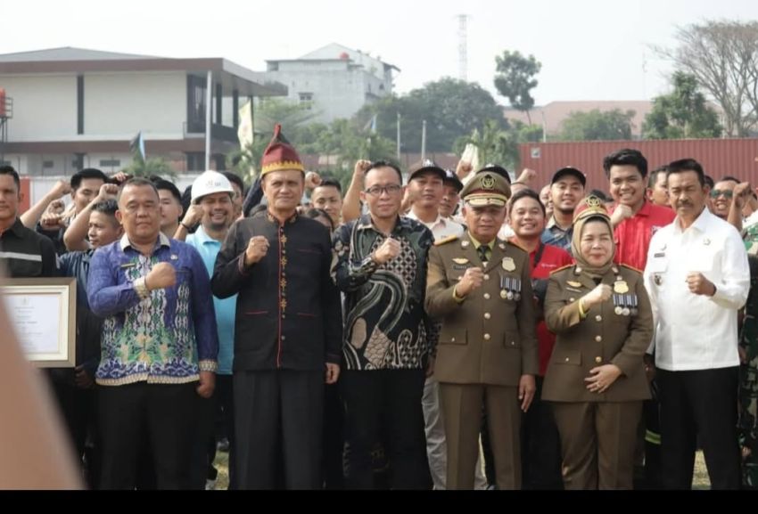 Wabup Pakpak Bharat Menghadiri Peringatan Bulan K3 Di Sumut