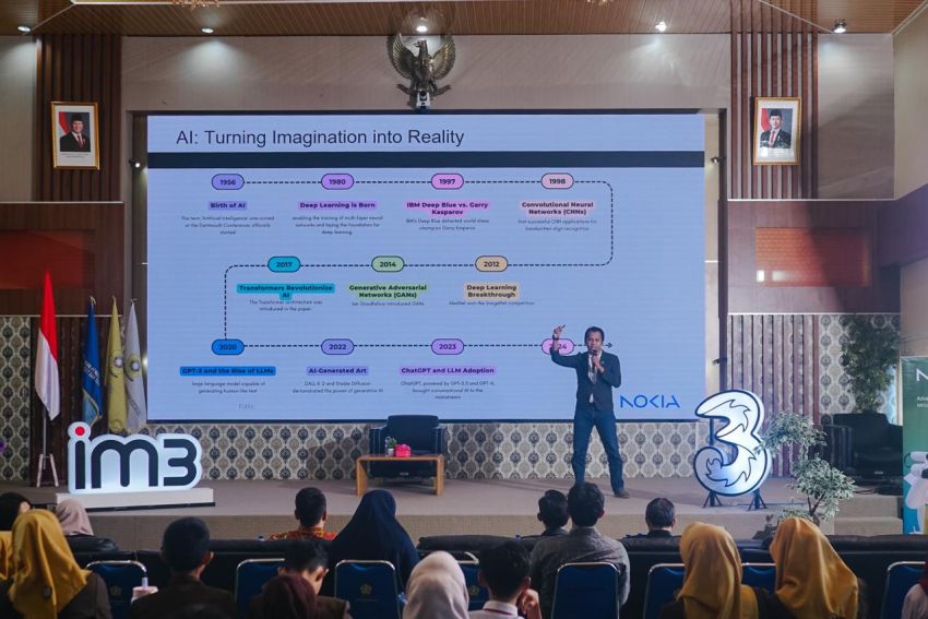 Bangun Ekosistem Digital Sumsel, Indosat dan Nokia Bekali Pemuda Lokal Literasi AI Lewat GENsi