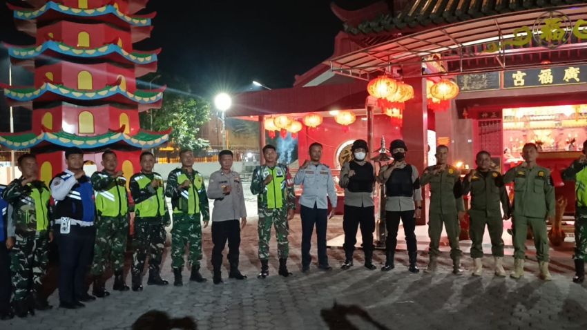 Polresta Deli Serdang Laksanakan Patroli Skala Besar Amankan Perayaan Imlek 2577,