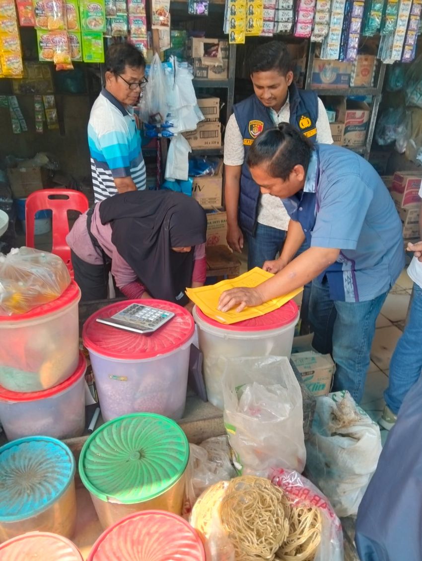 Satgas Saber Pelanggaran Harga, Keamanan dan Mutu Pangan 2026 Cek Harga Bapokting di Pasar Bakaran Batu