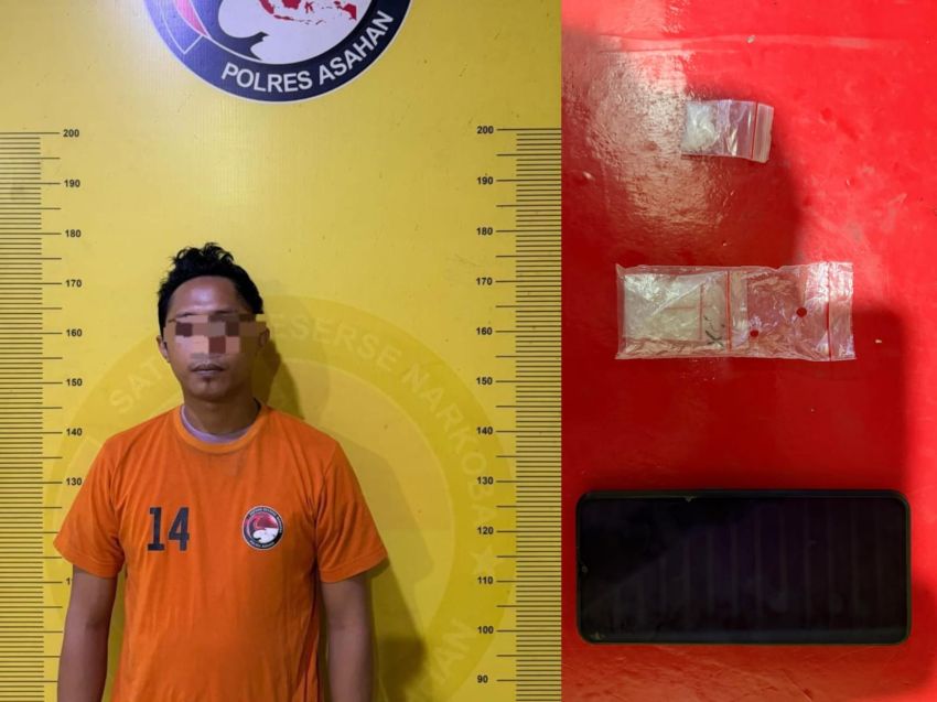 Gagal Kabur Lewat Atap, Pengedar Sabu 1,18 Gram Ditangkap di Kisaran Timur