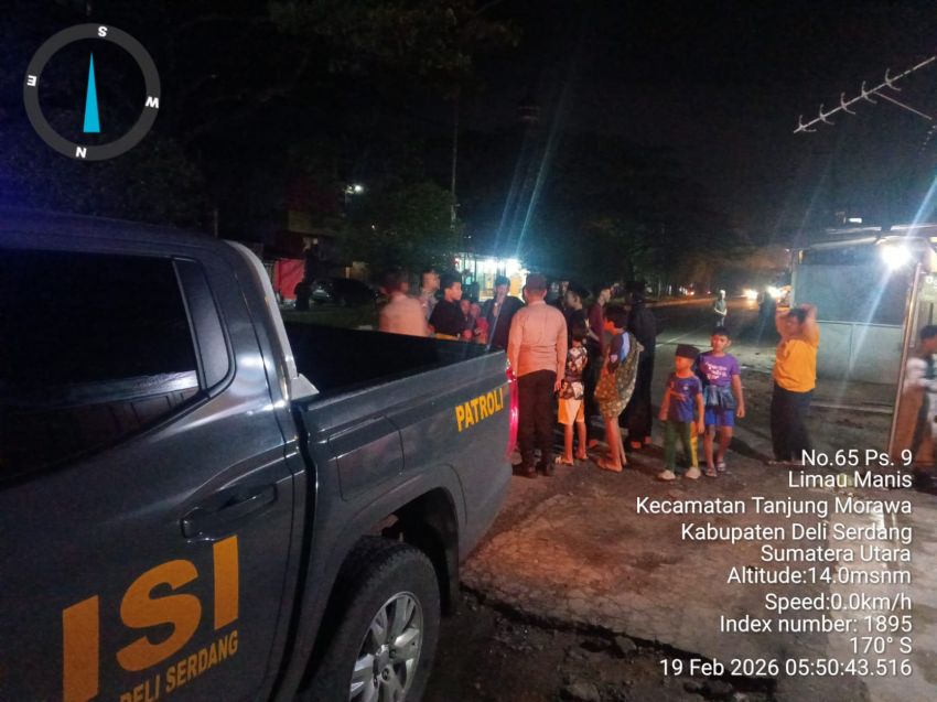 Polresta Deli Serdang dan Jajaran Gelar Patroli Menyapa Subuh Selama Ramadhan 1447 H