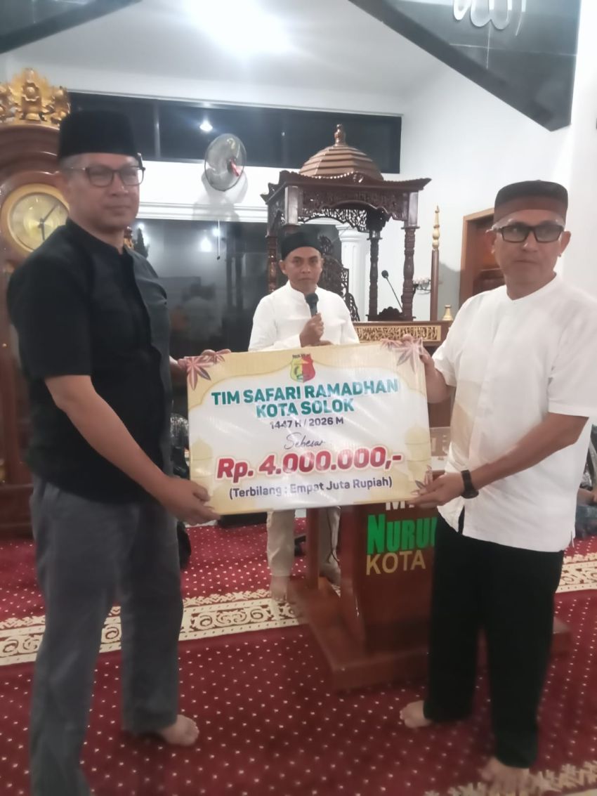 Tim XX Safari Ramadhan Kota Solok Tahun 1447 H/2026 M, Kunjungi Tiga Masjid di Kota Solok