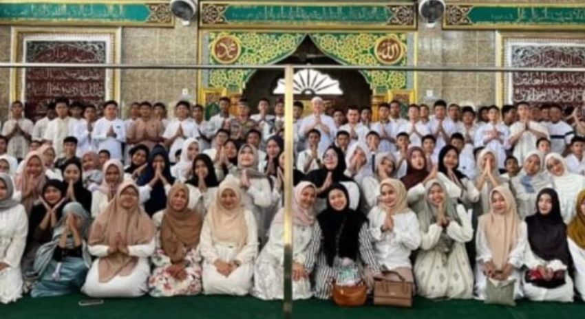 Semakin Menyala dengan Hal Tak Biasa, Ipda Ricky A Sihotang Melakukan Aksi Di SMA Kemala Bhayangkari I Medan