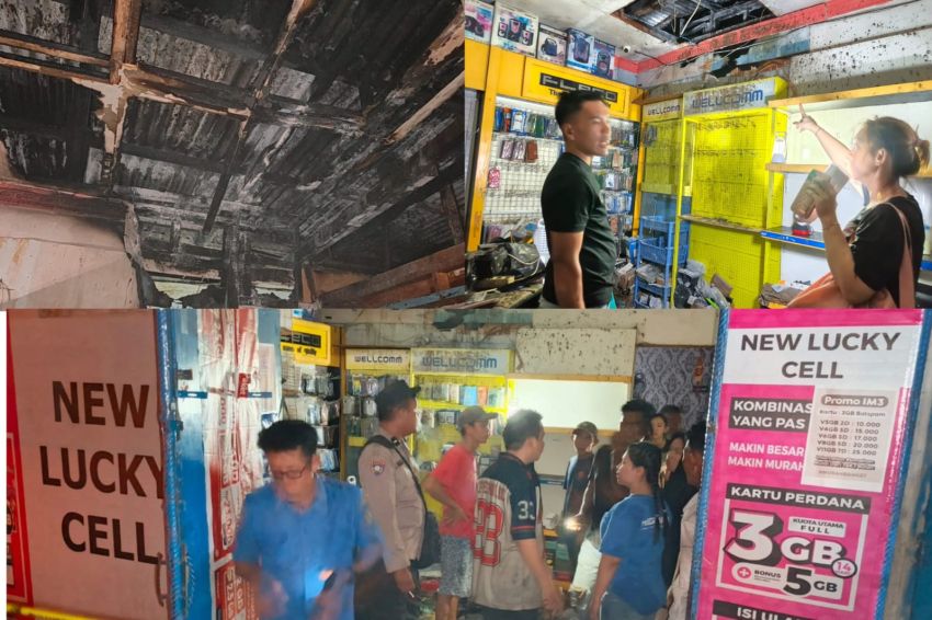 Lagi, Rumah Sekaligus Usaha Ponsel Warga di Tanjung Beringin Terbakar dan Nyaris Ludes