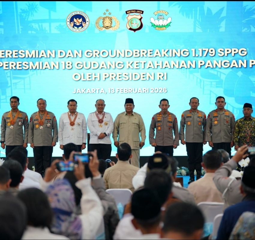 Kapolda Sumut Hadiri Launching Serentak SPPG Polri, Tegaskan Komitmen Dukung Program Gizi Nasional