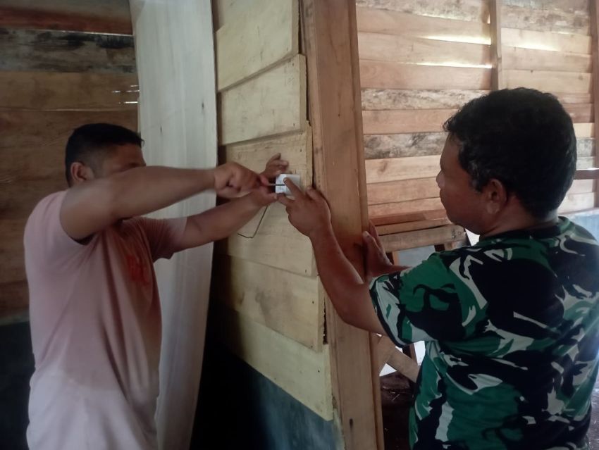 Dari Gelap Menuju Terang: Satgas TMMD Ke-127 Kodim 0212/Tapsel Hadirkan Cahaya untuk Warga Sangkunur