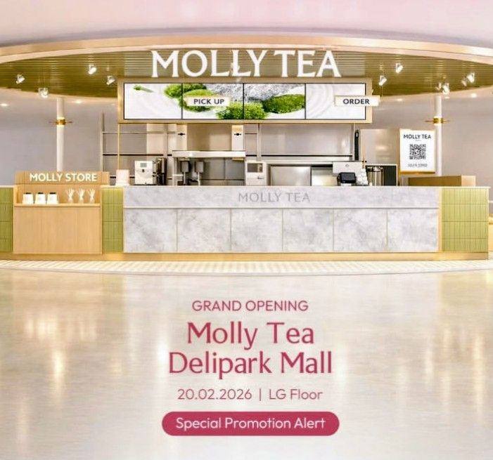 Molly Tea Sapa Warga Medan, Bawa Konsep Eastern Floral Tea dan Promo Buy 1 Get 1